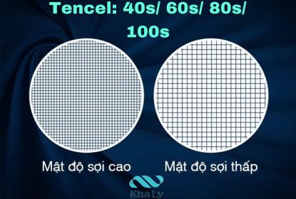 Vải Tencel 40s, 60s, 80s, 100s là gì ? Có ý nghĩa ra sao