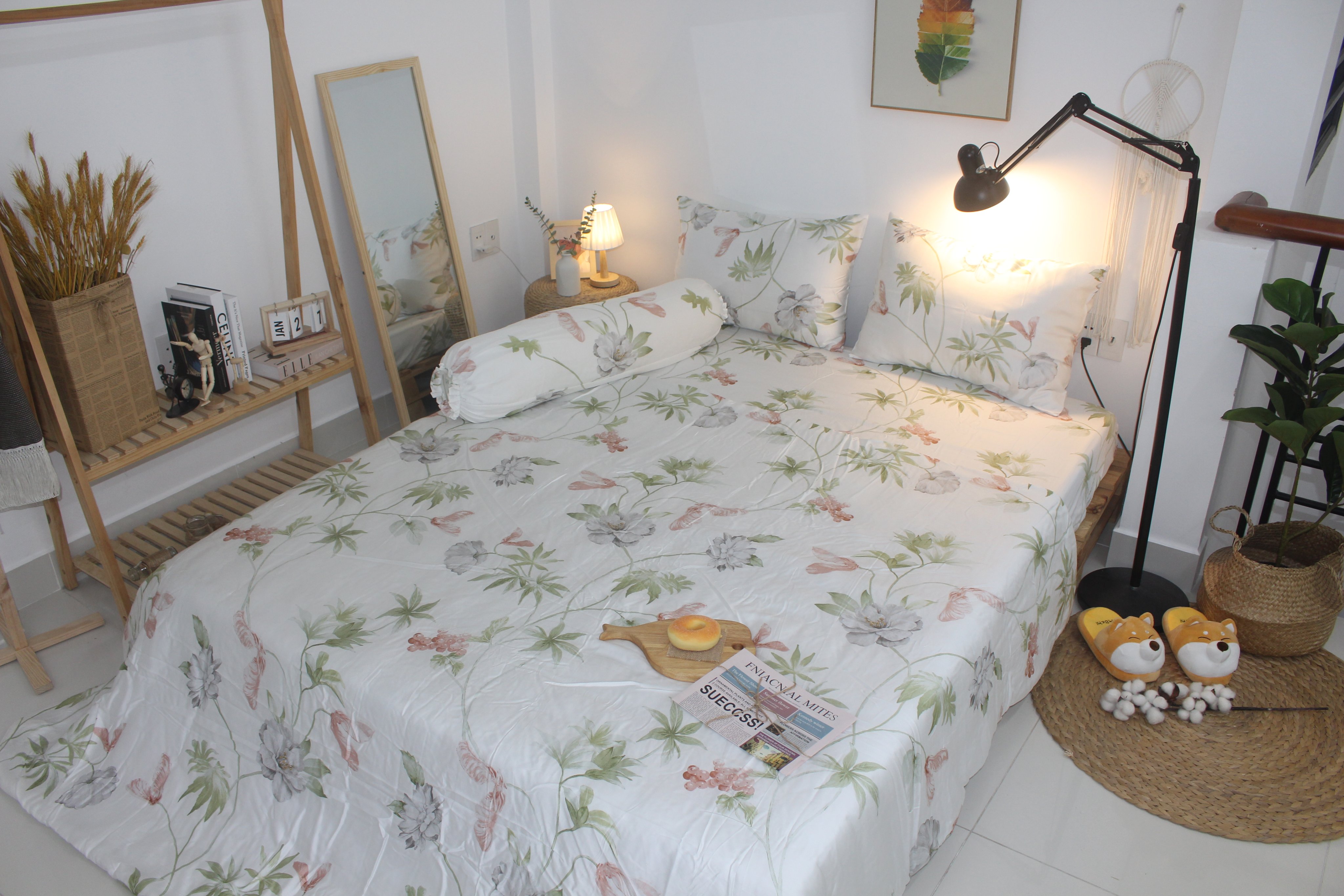 Bộ Chăn Drap gối TENCEL 60s Cao cấp mềm mịn mượt mà như lụa