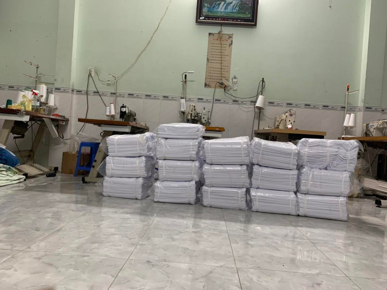 Xưởng sản xuất chăn drap gối Khách Sạn