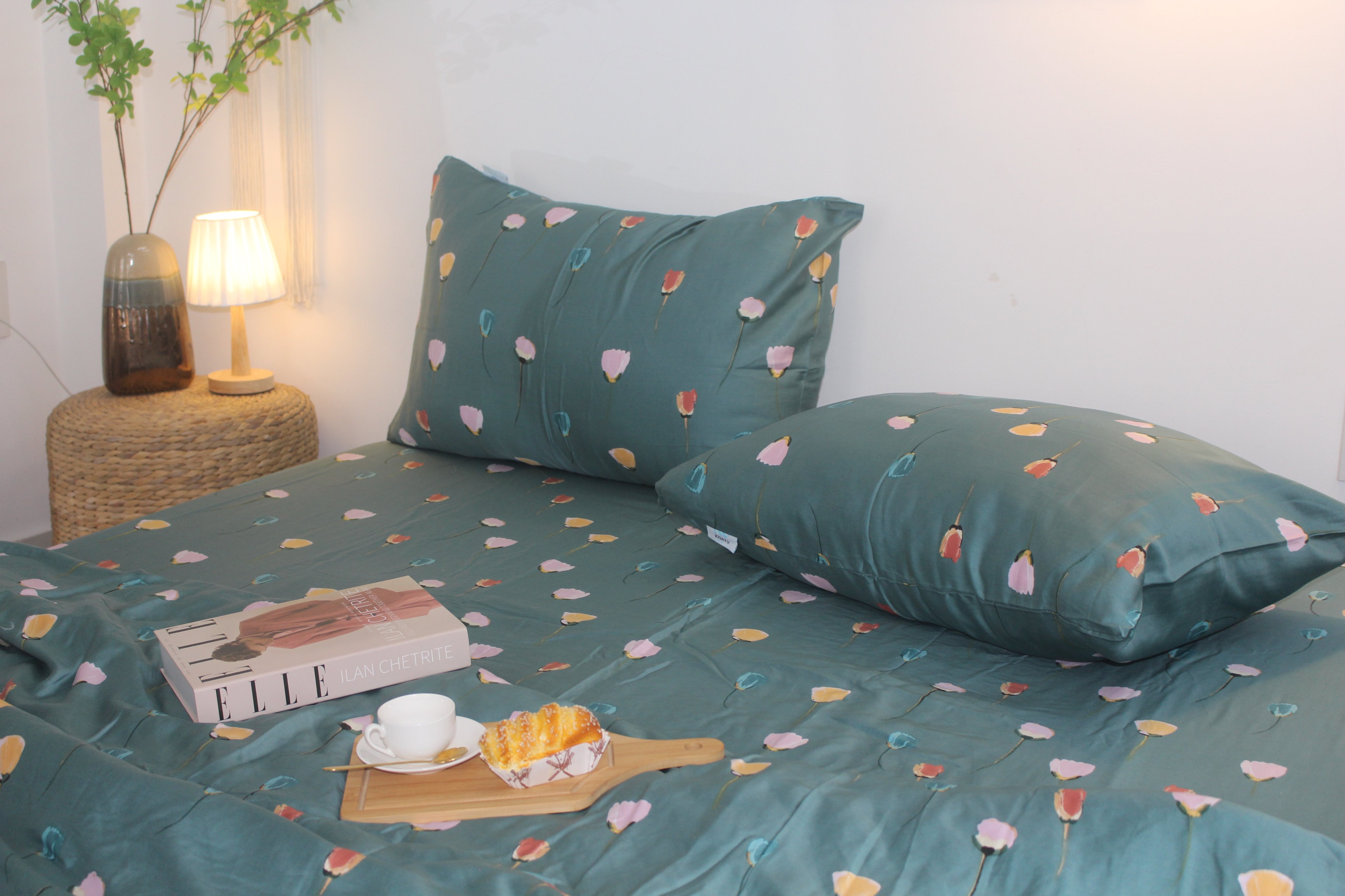 Bộ Chăn Drap gối TENCEL 60s Cao cấp mềm mịn mượt mà như lụa